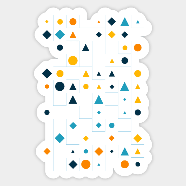 Amazing Geometric Animated Pattern #14 Sticker by Trendy-Now